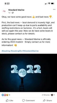 Woodard Marine Facebook