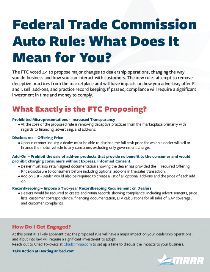 MRAA FTC Auto Rule pdf