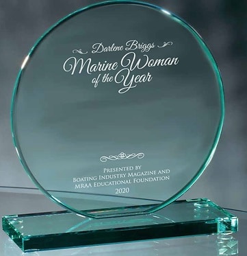 Darlene Briggs Woman of the Year award