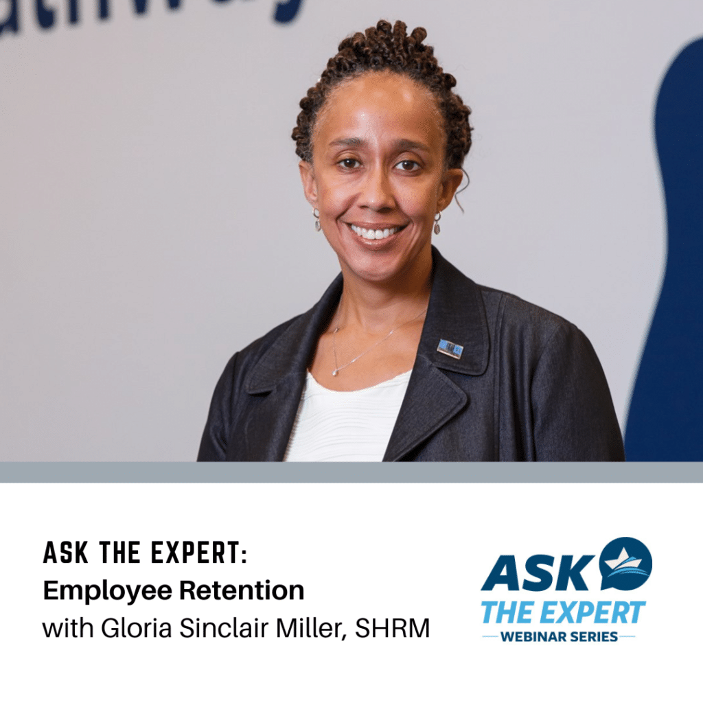 Gloria Sinclair Miller, SHRM, MRAA Ask the Expert October Webinar guest.