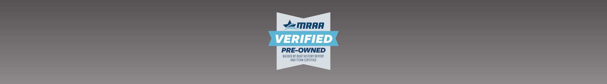 MRAA Verified Pre-Owned Boat Program banner