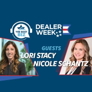 The Boat Biz Podcast by MRAA with guests Lori Stacy and Nicole Schantz of Boatline