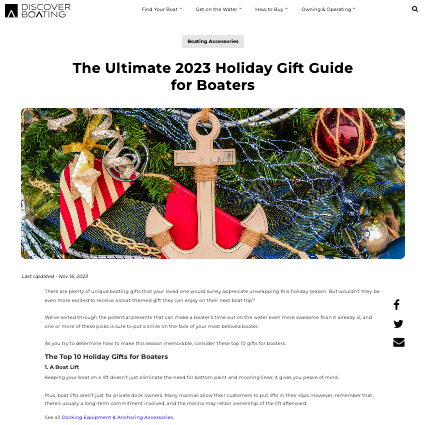 Our Favorite Gifts for Boaters This Season