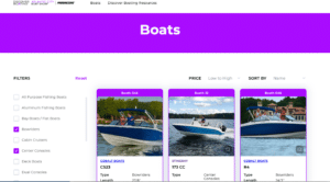 Discover Boating Boat show Boat Finder tool connects customers and dealers