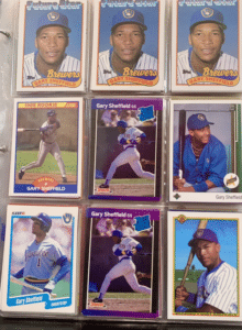 collection of Gary Sheffield rookie baseball cards for Boating: A Home Run Experience