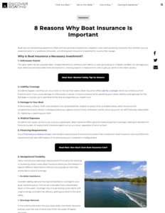 Discover Boating Content Highlights Boater Safety Ahead of Summer -Boat insurance