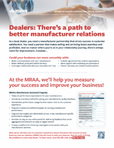 MRAA Introduces Dealer-Manufacturer Scorecard Program;  one-pager