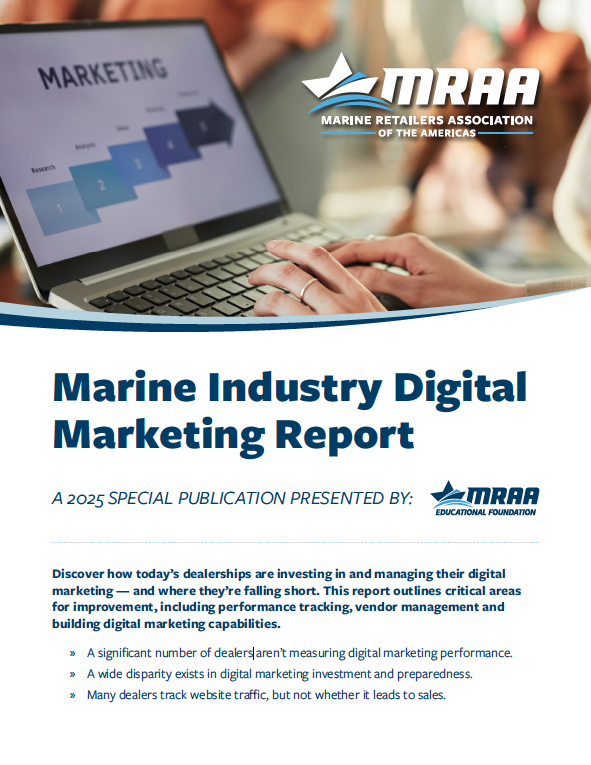Marine Industry Digital Marketing Report cover