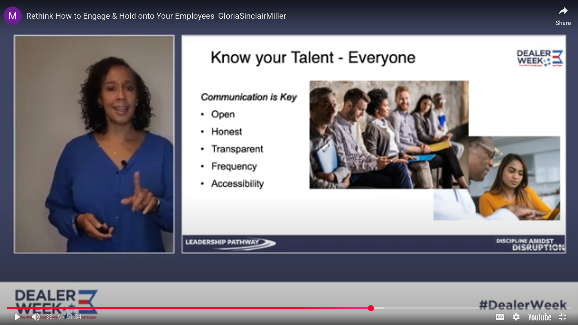 Hold onto your team - Know your team slide