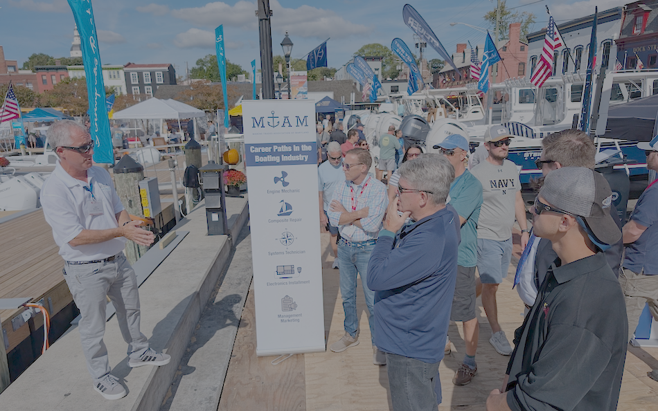 MTAM unveils Marine Tech Apprenticeship Program at Annapolis Powerboat Show