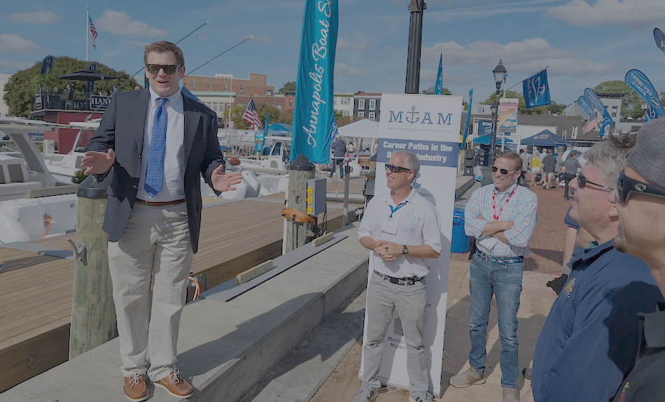 MTAM launched Marine Tech Apprenticeship Program at Annapolis Powerboat Show