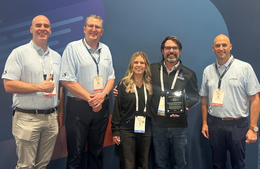 Lightspeed RECT Award for Technology Innovator Colorado Boat Center