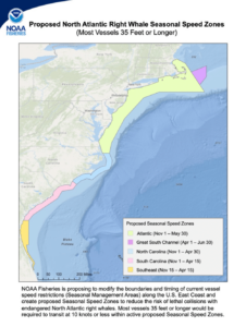 Right Whale Speed Rules & Map