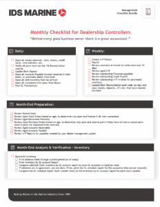 IDS Marine Controller Checklist Page 1