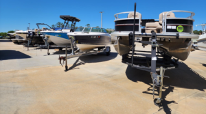 Pre-Owned Boats on display