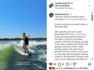 Discover Boating influencer campaign promotes recreational boating
