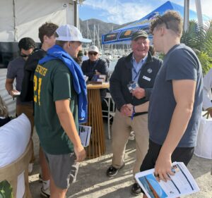 Students learning about careers in boating